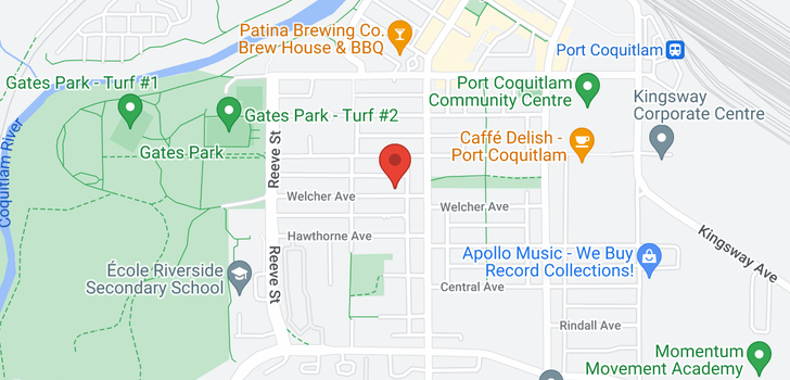 map of PH1 2349 WELCHER AVENUE